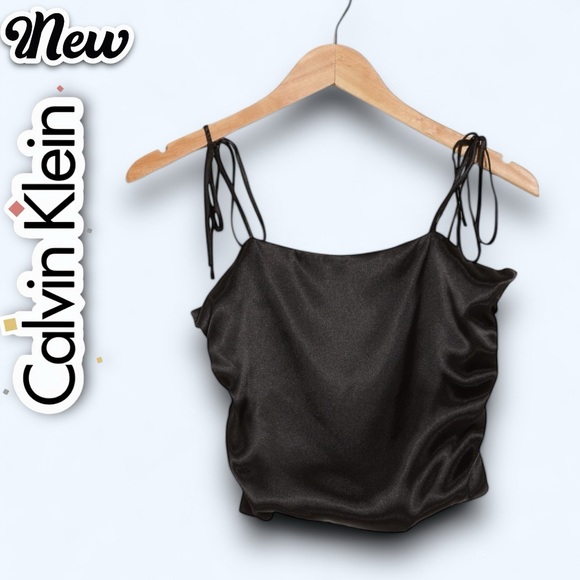 New Calvin Klein Satin Camisole black - Picture 3 of 9
